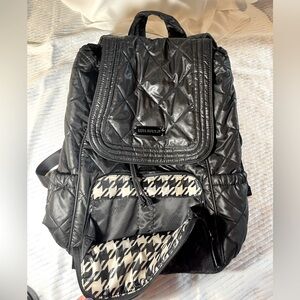 Vera Bradley Black Parachute feeling backpack. Fun and fabulous for summer.